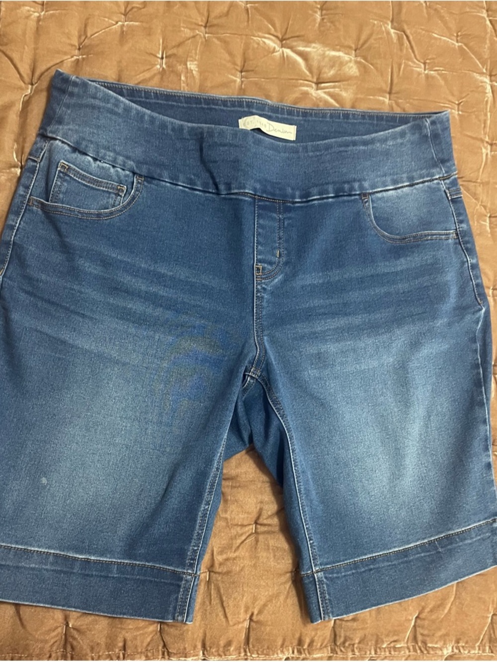 Cato Blue Denim Bermuda Shorts
